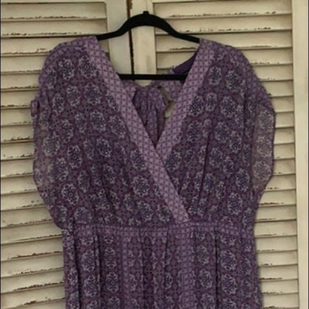 Lane Bryant purple long dress. Size 18/20